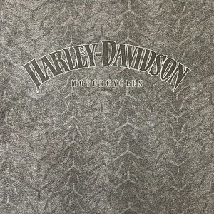 Harley Davidson Tread Grey T Shirt Thunder Mountain, Medium
